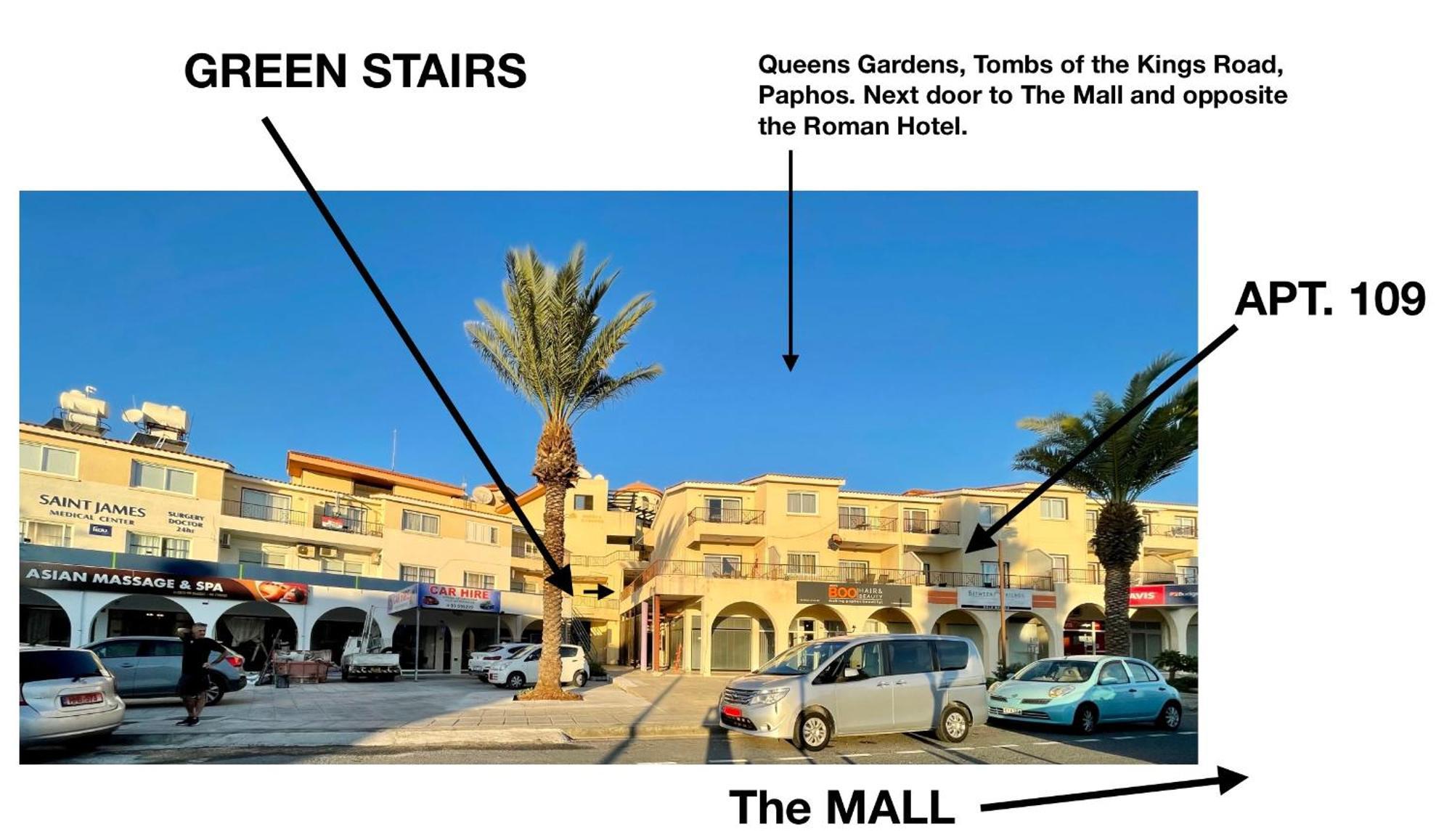 דירות 109 Queens Gardens, Paphos מראה חיצוני תמונה